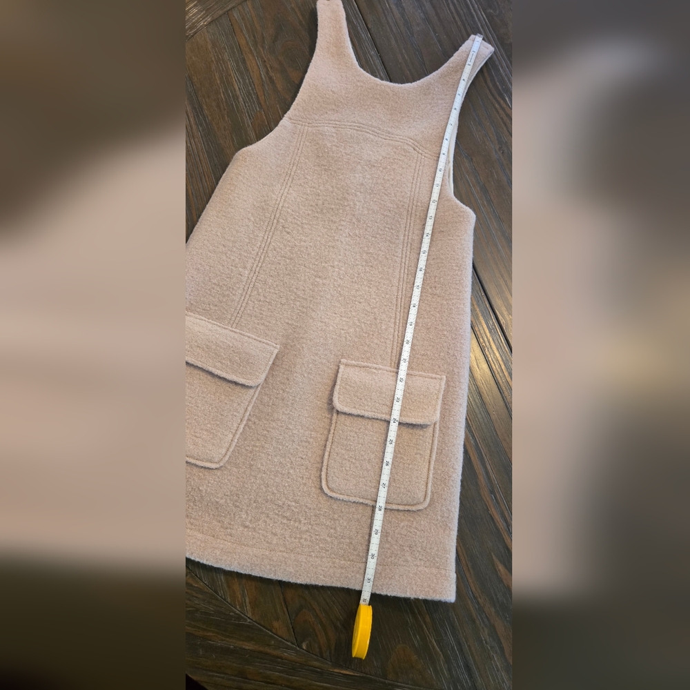 Zara Beige Wool Blend Coat